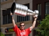 Nicklas Lidstrom with the Stanley Cup.